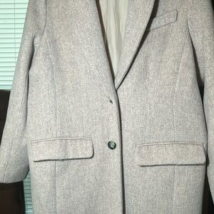 Long coat wool blended